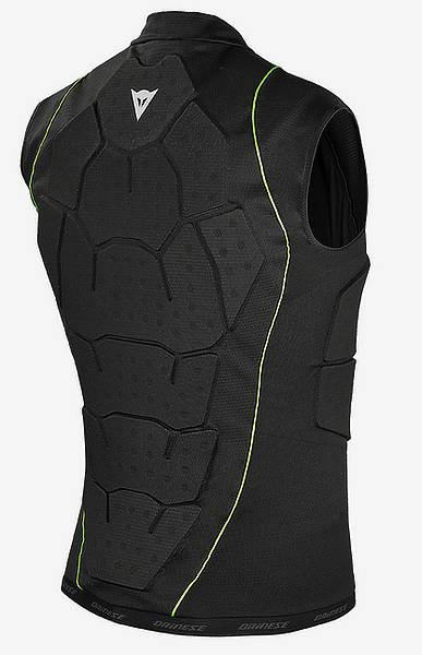 DAINESE men Waist Coat Soft Flex black green
