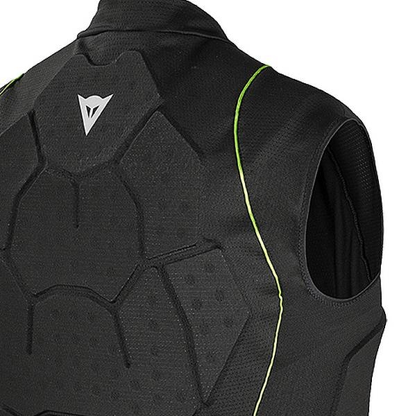 DAINESE men Waist Coat Soft Flex black green