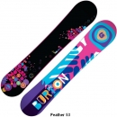 BURTON women Snowboard FEATHER easy V-Rocker black 3d